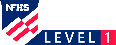 Music logo level one white