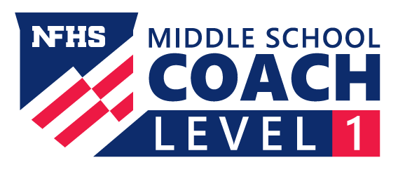 NFHS Middle School Coach Level 1 logo