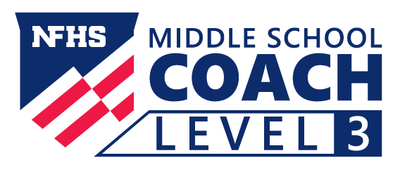 NFHS Middle School Coach Level 3 logo